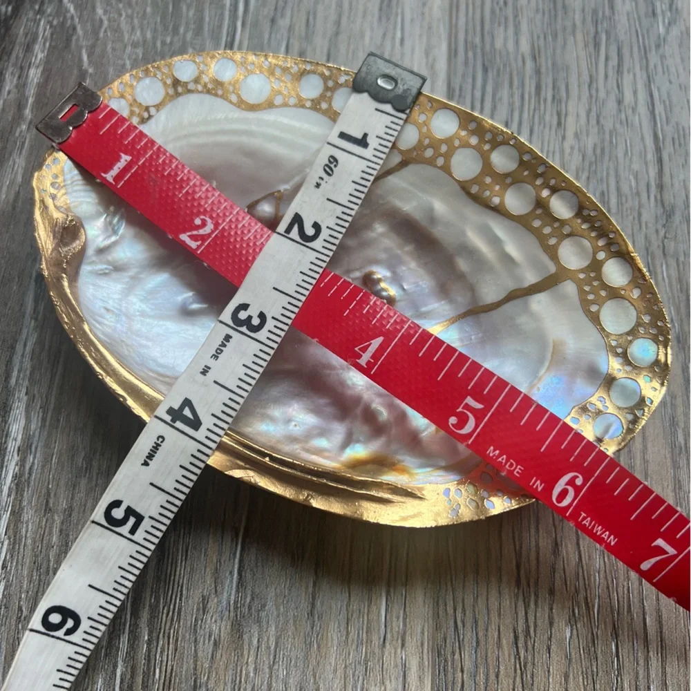 Pearlescent/ iridescent / oyster style jewelry or soap dish